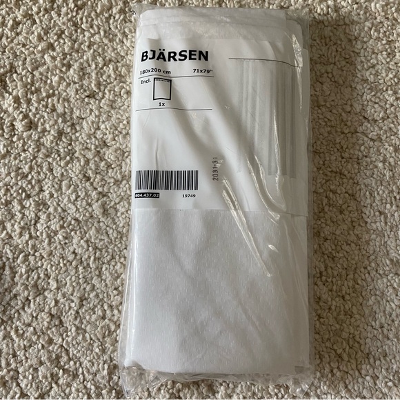 IKEA Shower Curtains and Curtain Rings - Picture 3 of 10